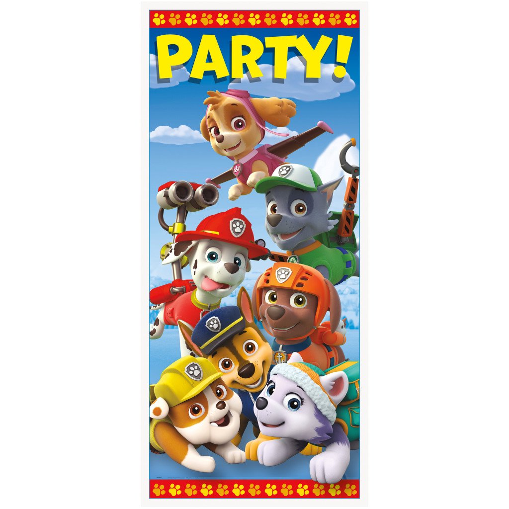 Door Poster 27in x 60in, Paw Patrol 