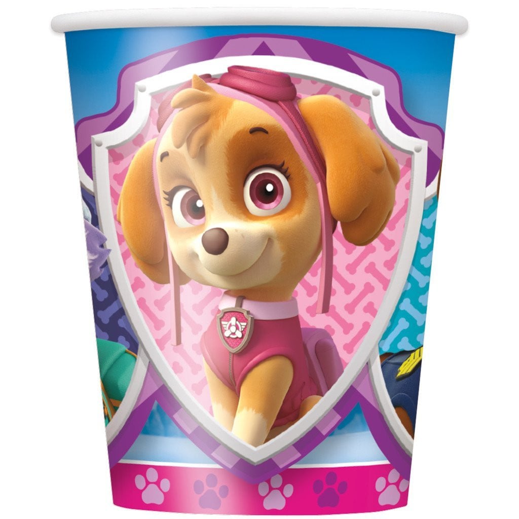 8 PAW PTRL GIRL 9OZ CUP 