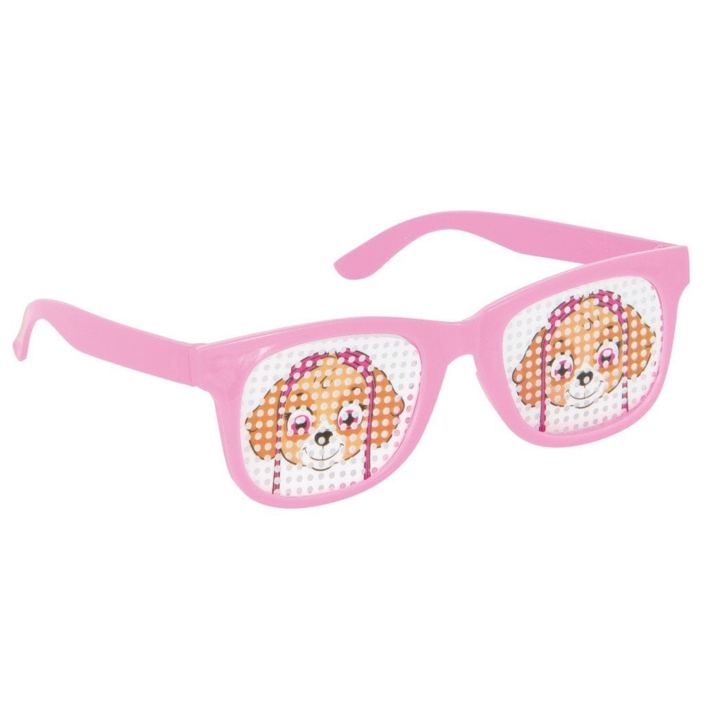 Novelty Glasses Pinhole 4ct, Paw Patrol Girl 