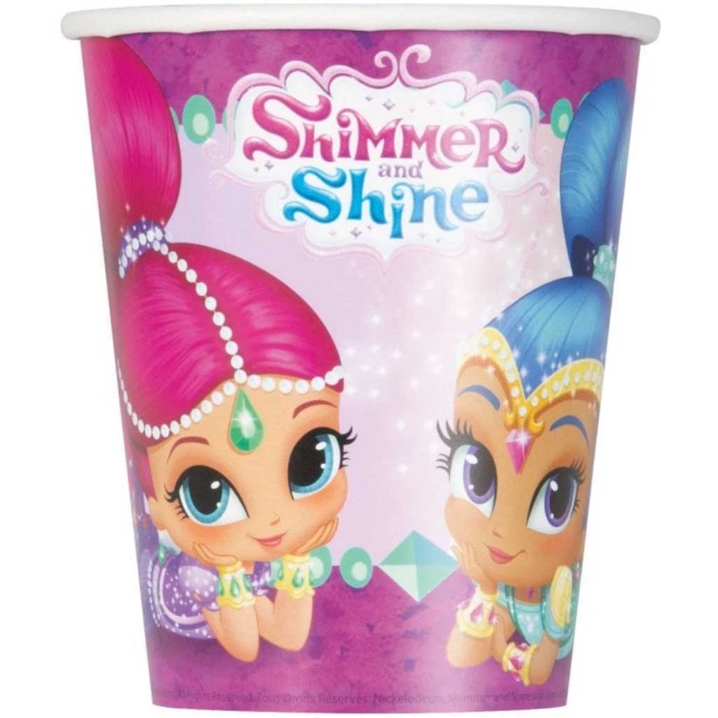 Shimmer Shine 9oz Cups, 8ct 