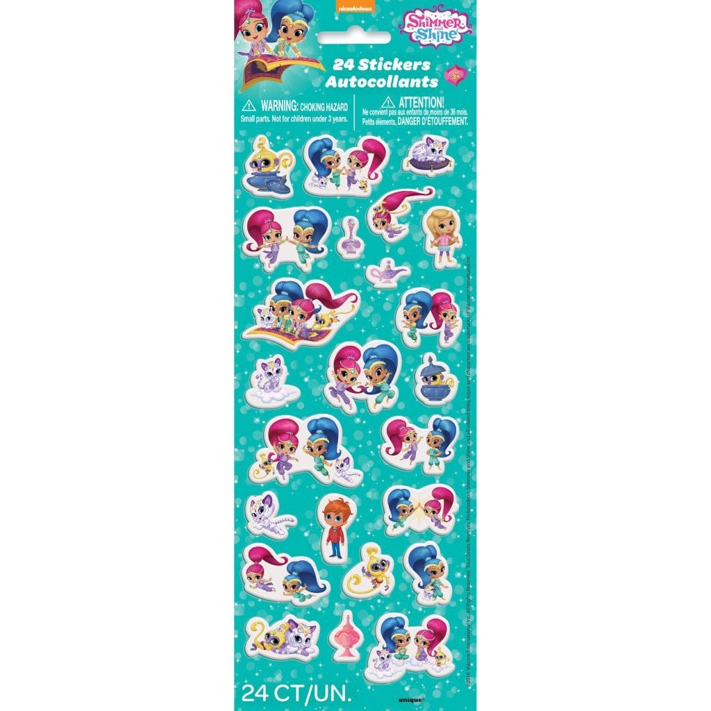 Shimmer Shine Puffy Sticker Sheet, 1ct 