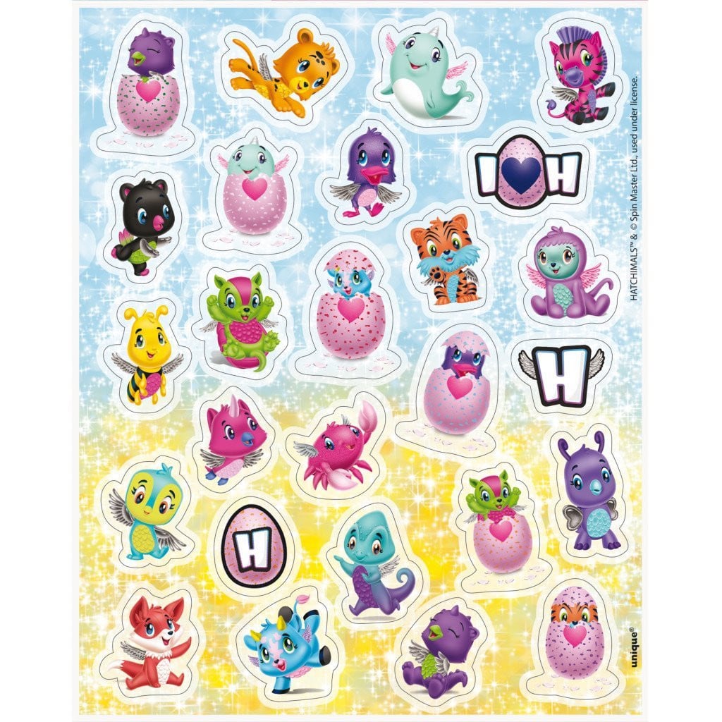 Hatchimals Sticker Sheet, 4ct 