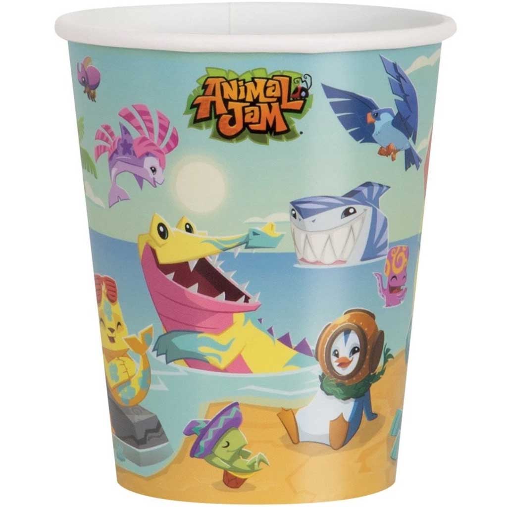 Animal Jam 9oz Cups, 8ct 