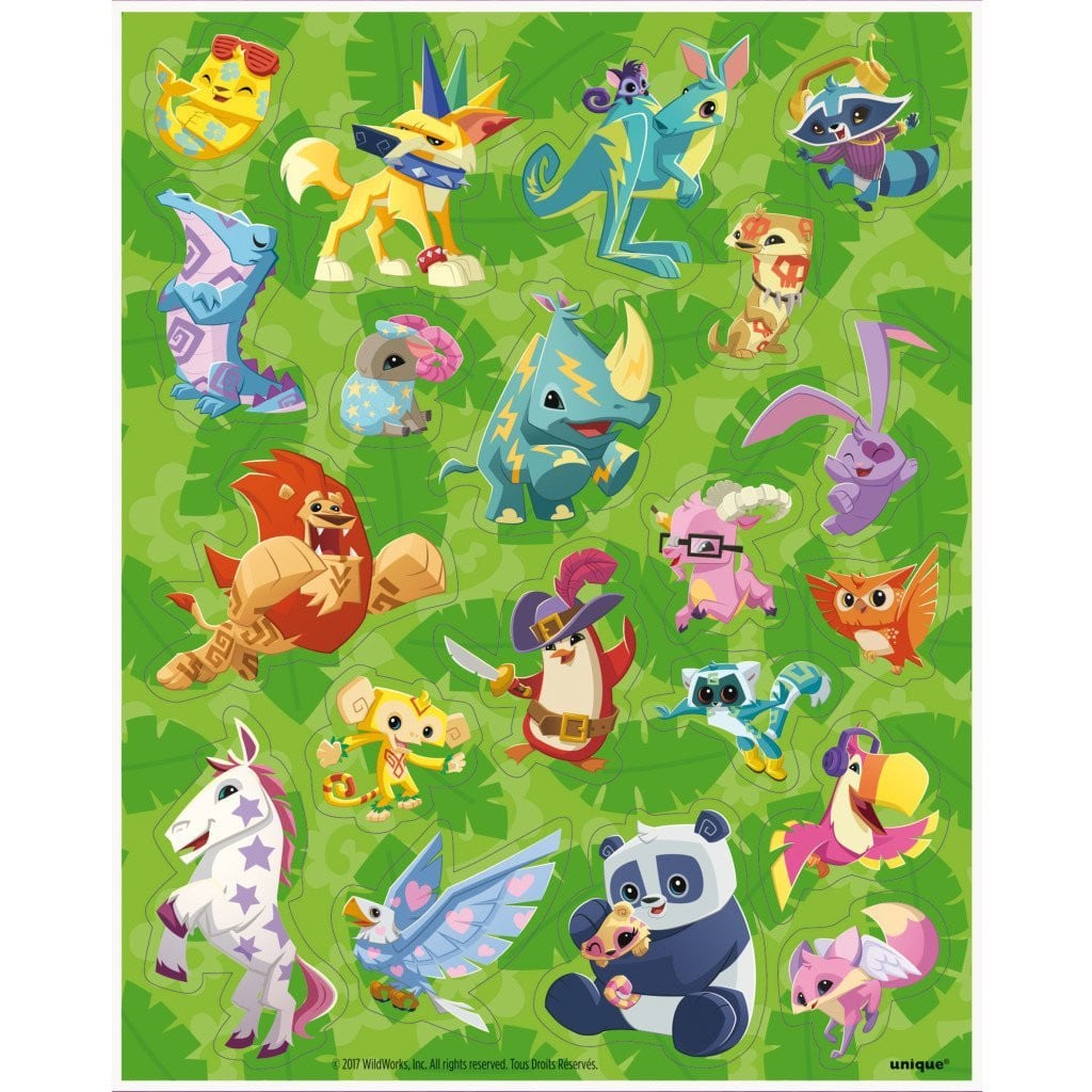 Animal Jam Sticker Sheet, 4ct 