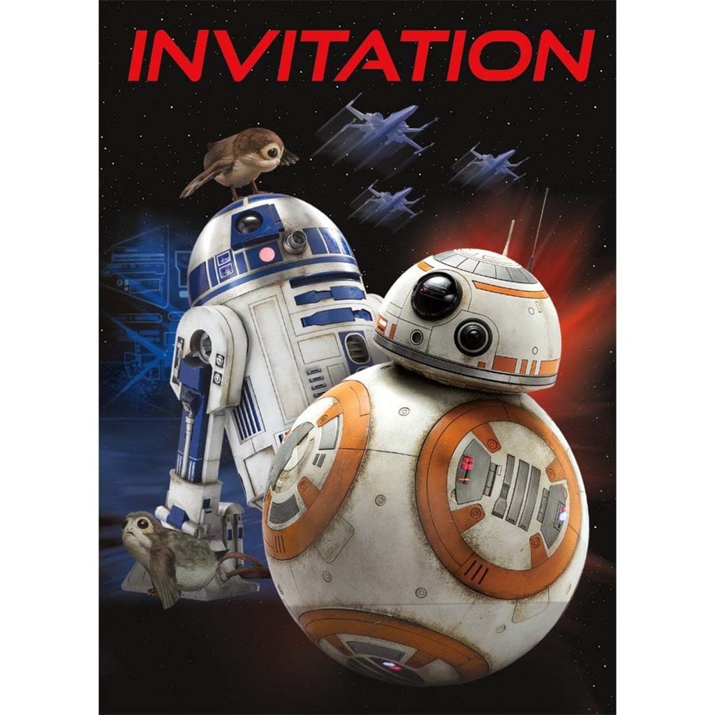 Star Wars Episode VIII Invitations, 8ct 