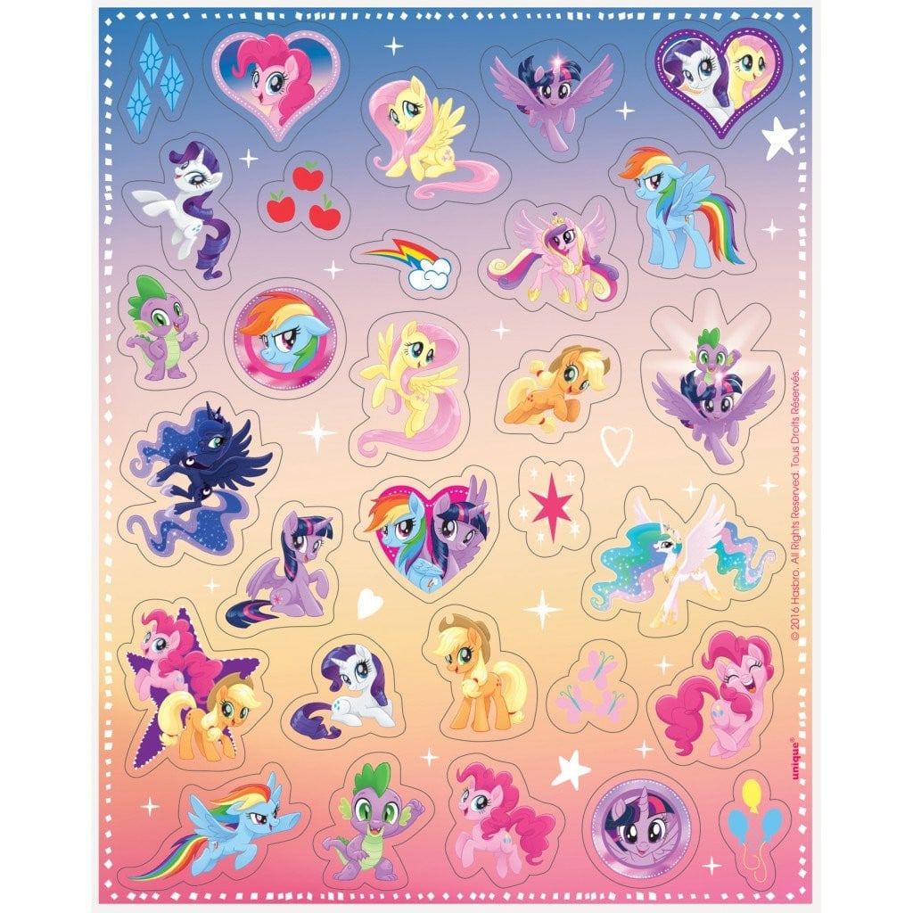 My Little Pony Sticker Sheets, 4ct 