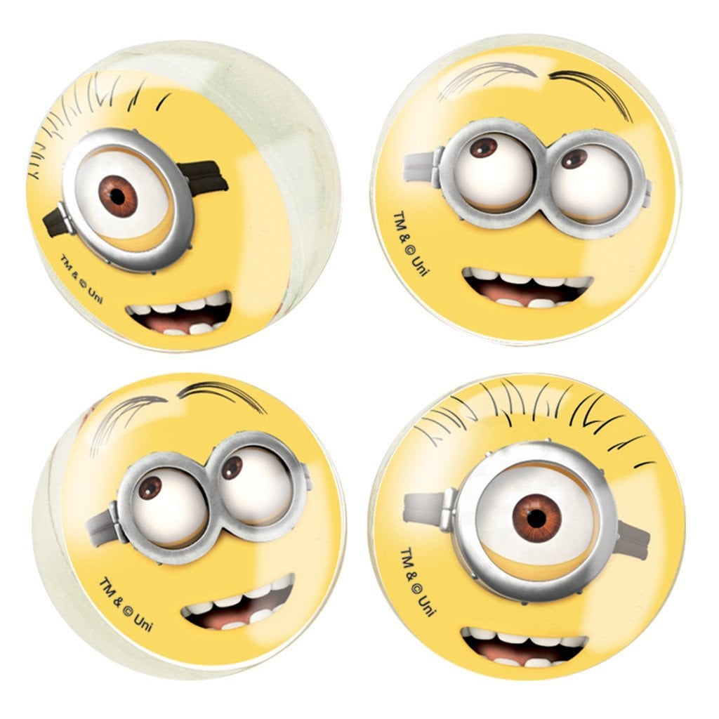 Despicable Me Bounce Balls, 4ct 