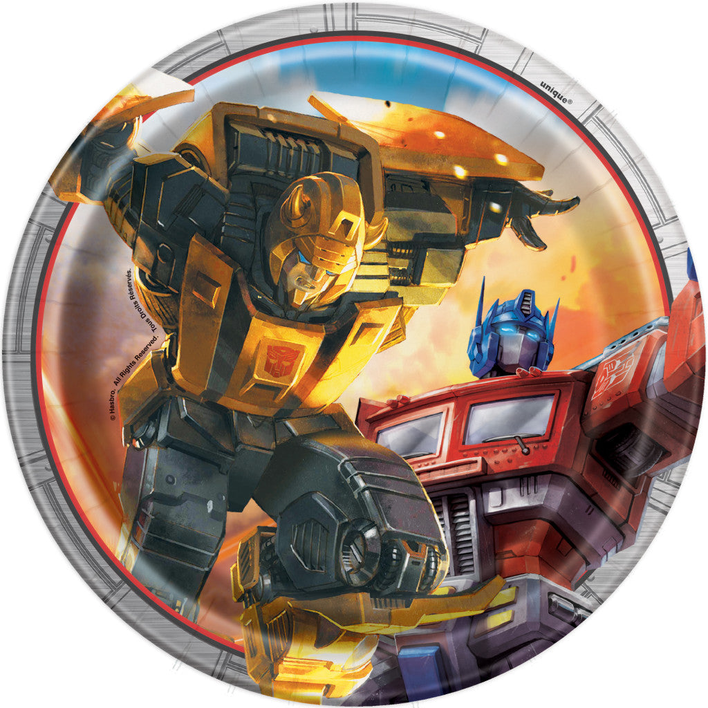 Transformers 7in Plates, 8ct 