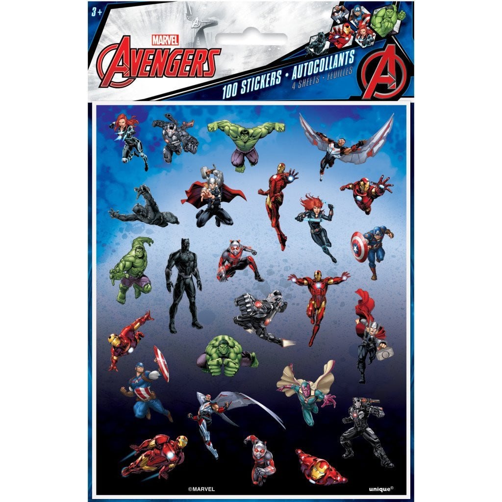 Avengers Sticker Sheets, 4ct 