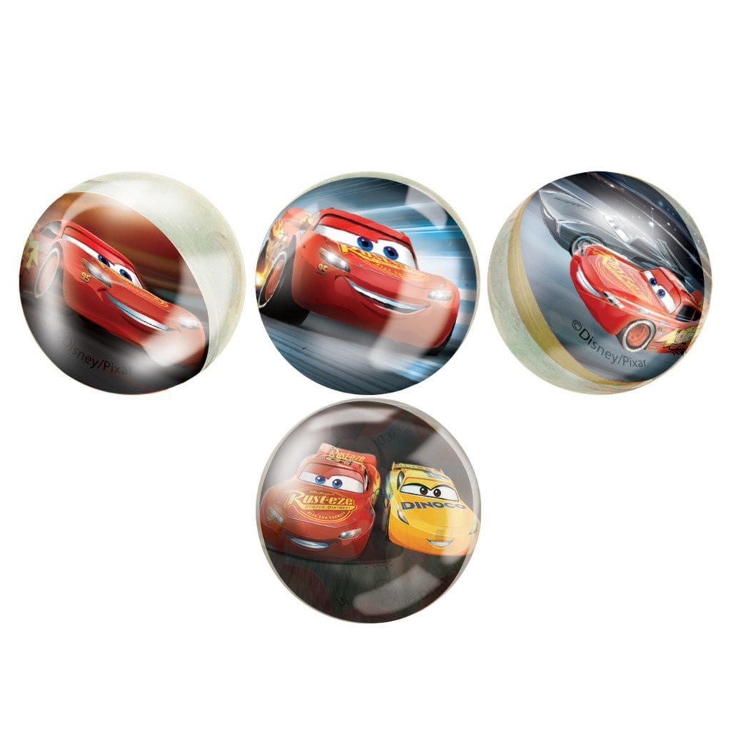 Cars III Bounce Ball, 4ct 