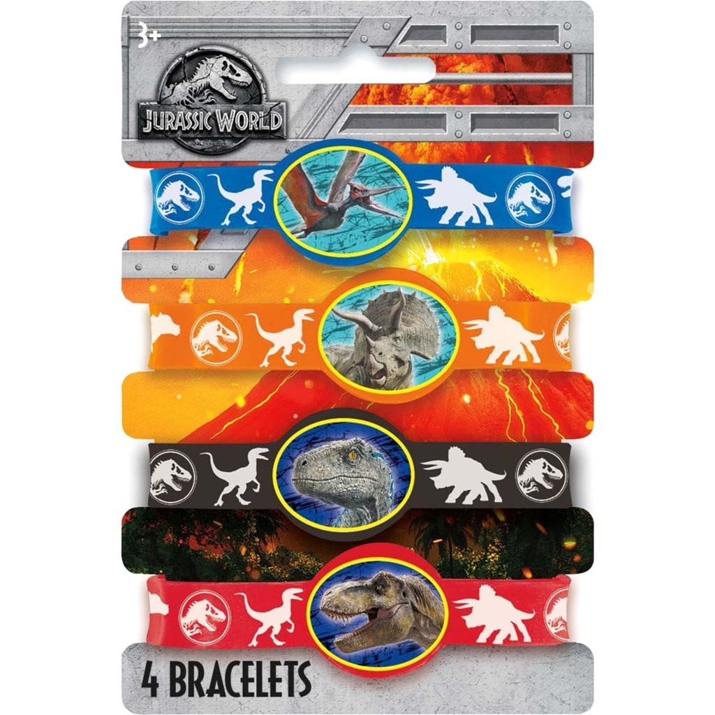 Stretchy Bracelets 4ct, Jurassic World 2 