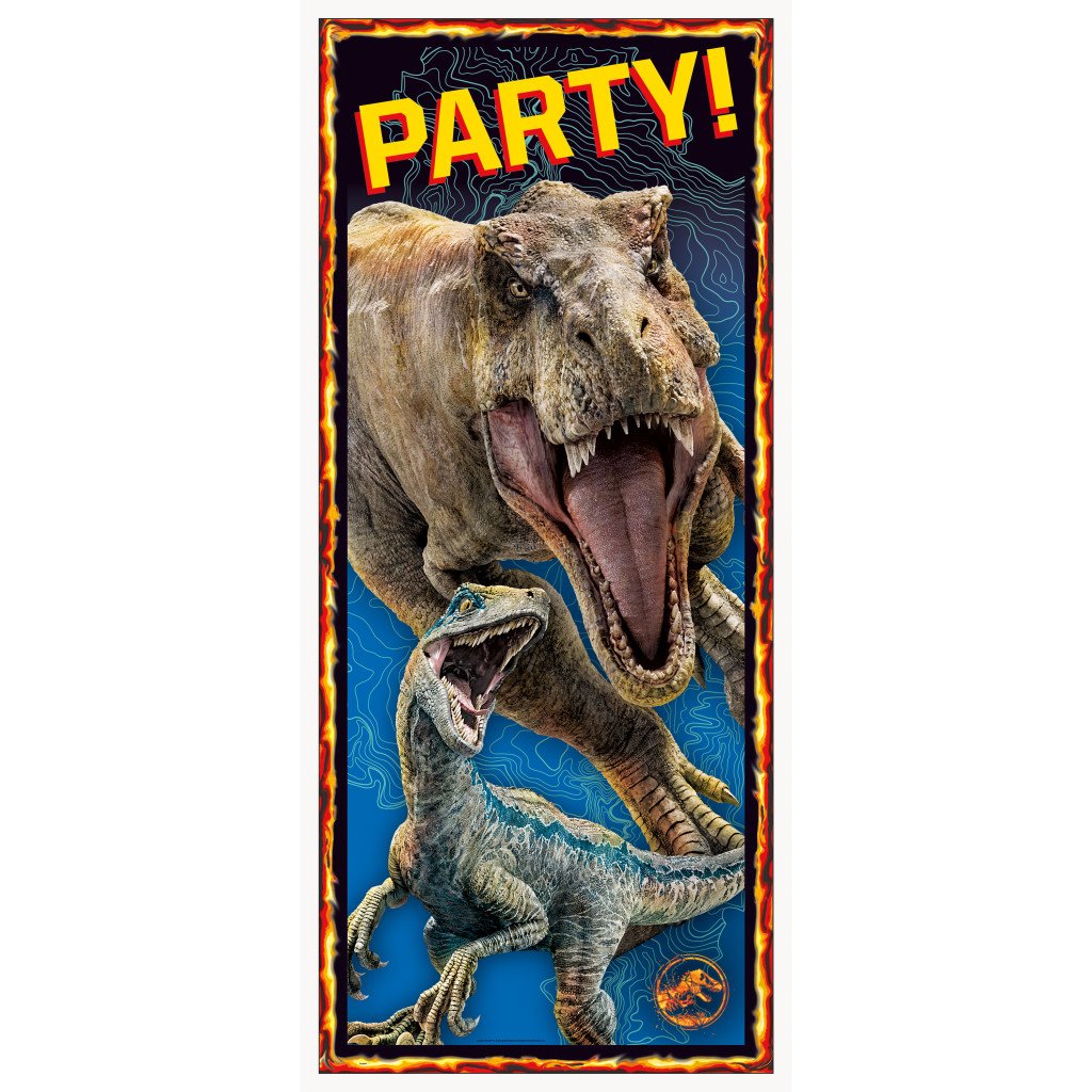 Jurassic World 2 Door Poster, 27in x 60in 