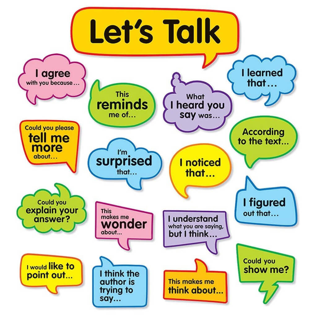 Conversation Starters Bulletin Board