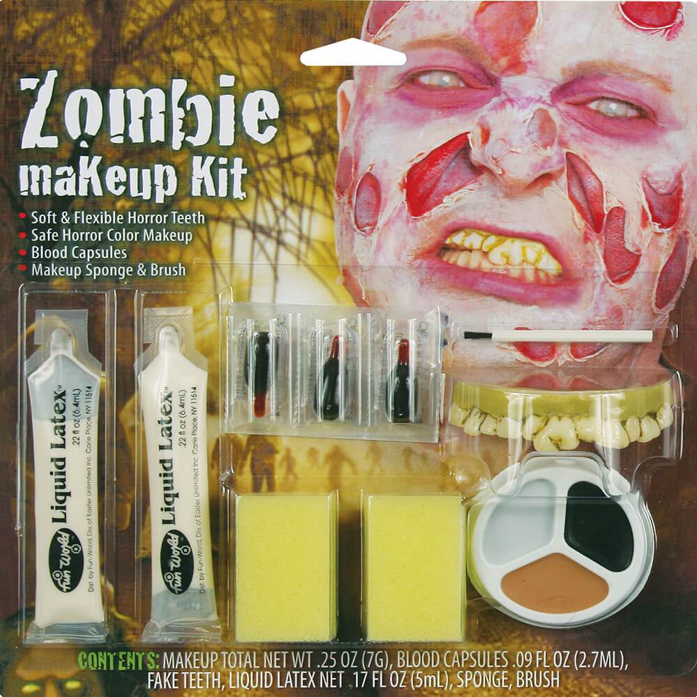 Zombie Male Makeup Kit 