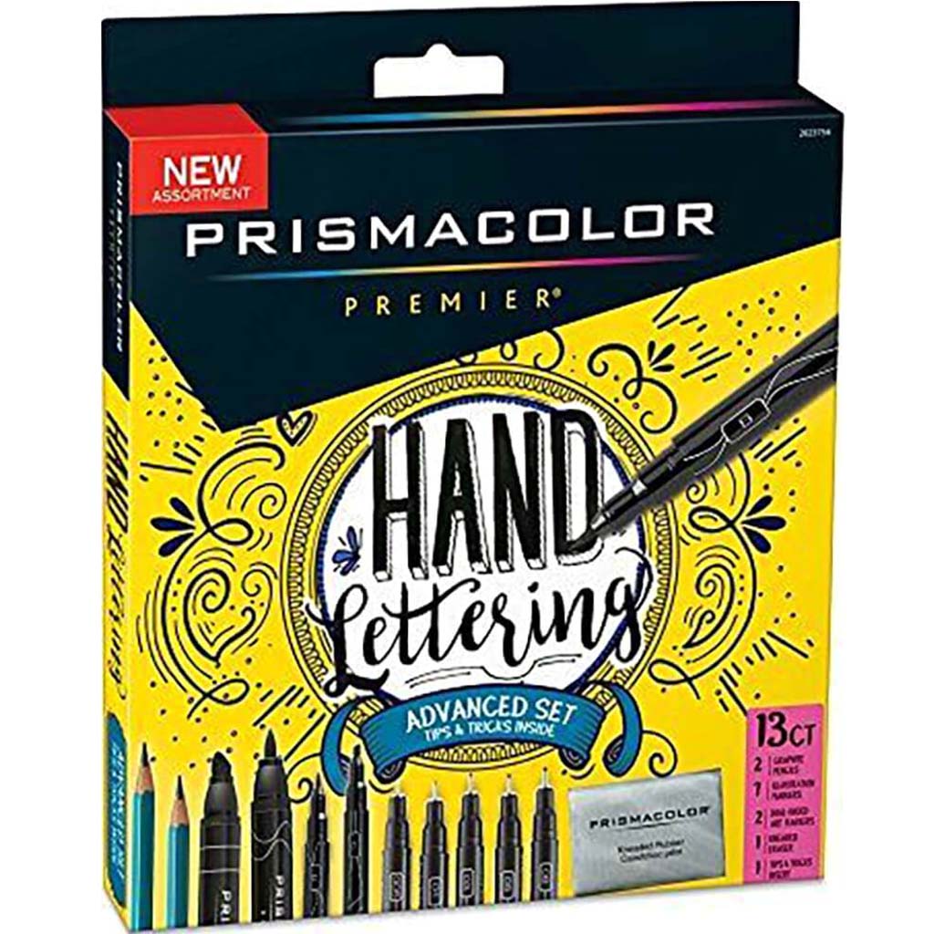 Hand Lettering Sets 13 Piece Advanced Hand Lettering Kit