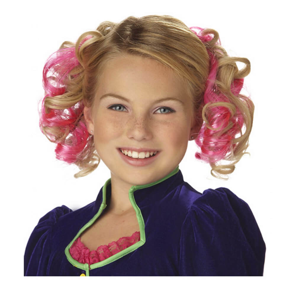 Pink Curly Hair Clips