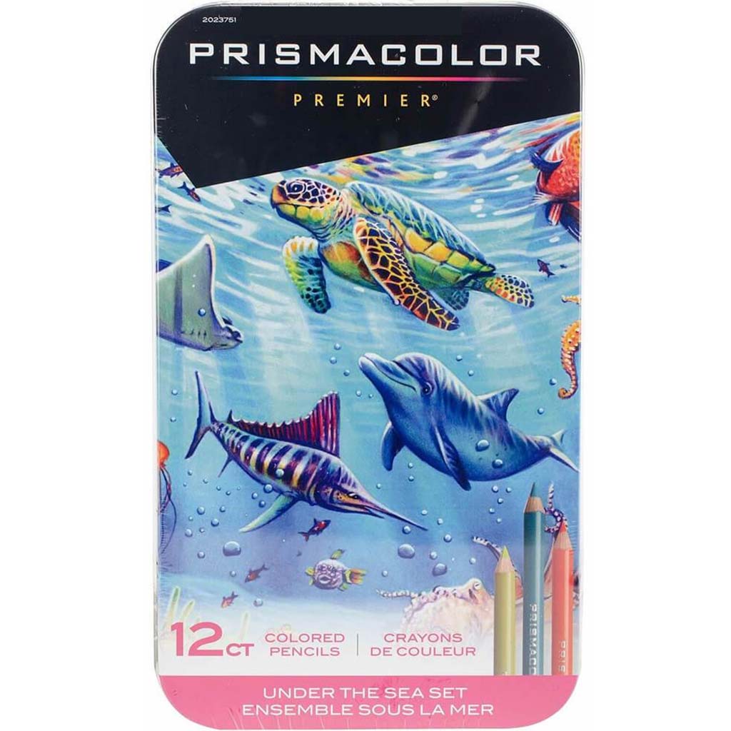 Premier Thick Core Colored Pencil Sets 12 Pencil Under The Sea