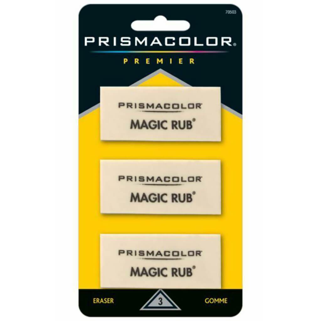 Premier Magic Rub Eraser 3ct