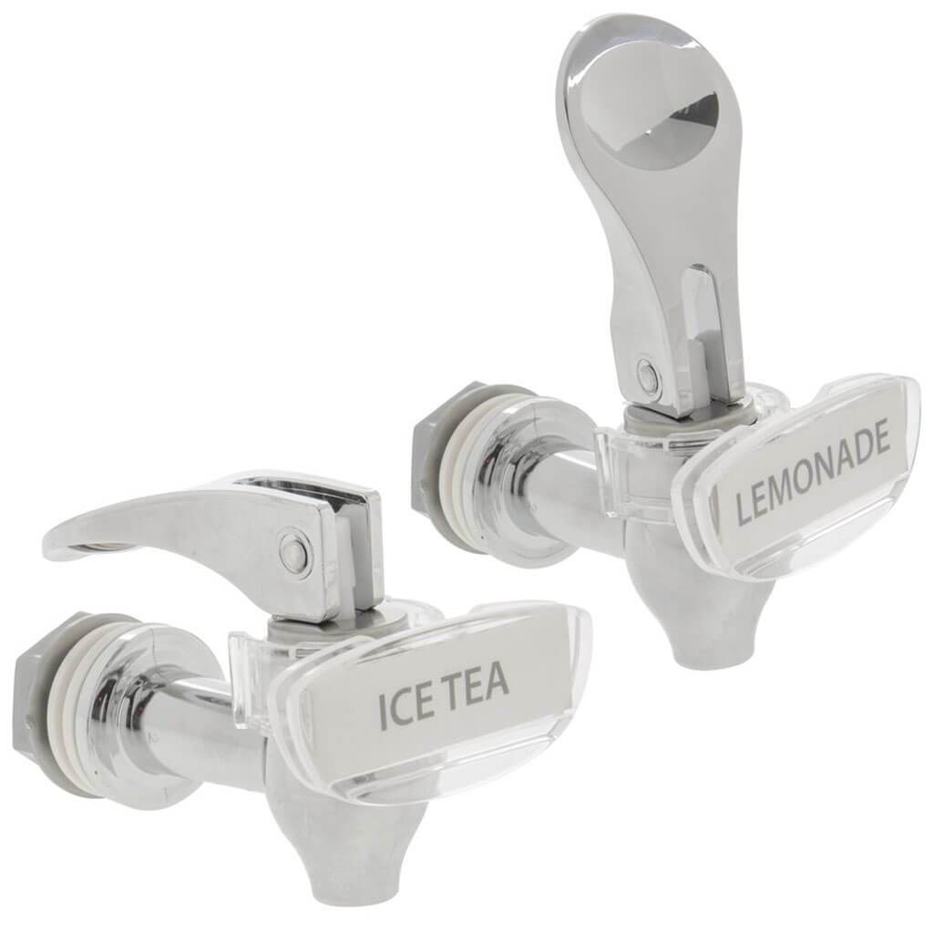 Beverage ID Tag Clear 2pc Set Blister Hand Card