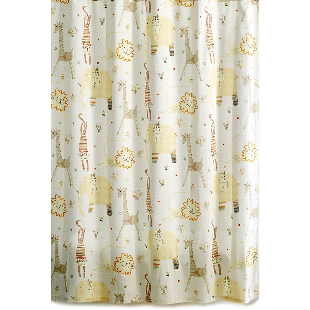 Animal Crackers Shower Curtain 100% Cotton