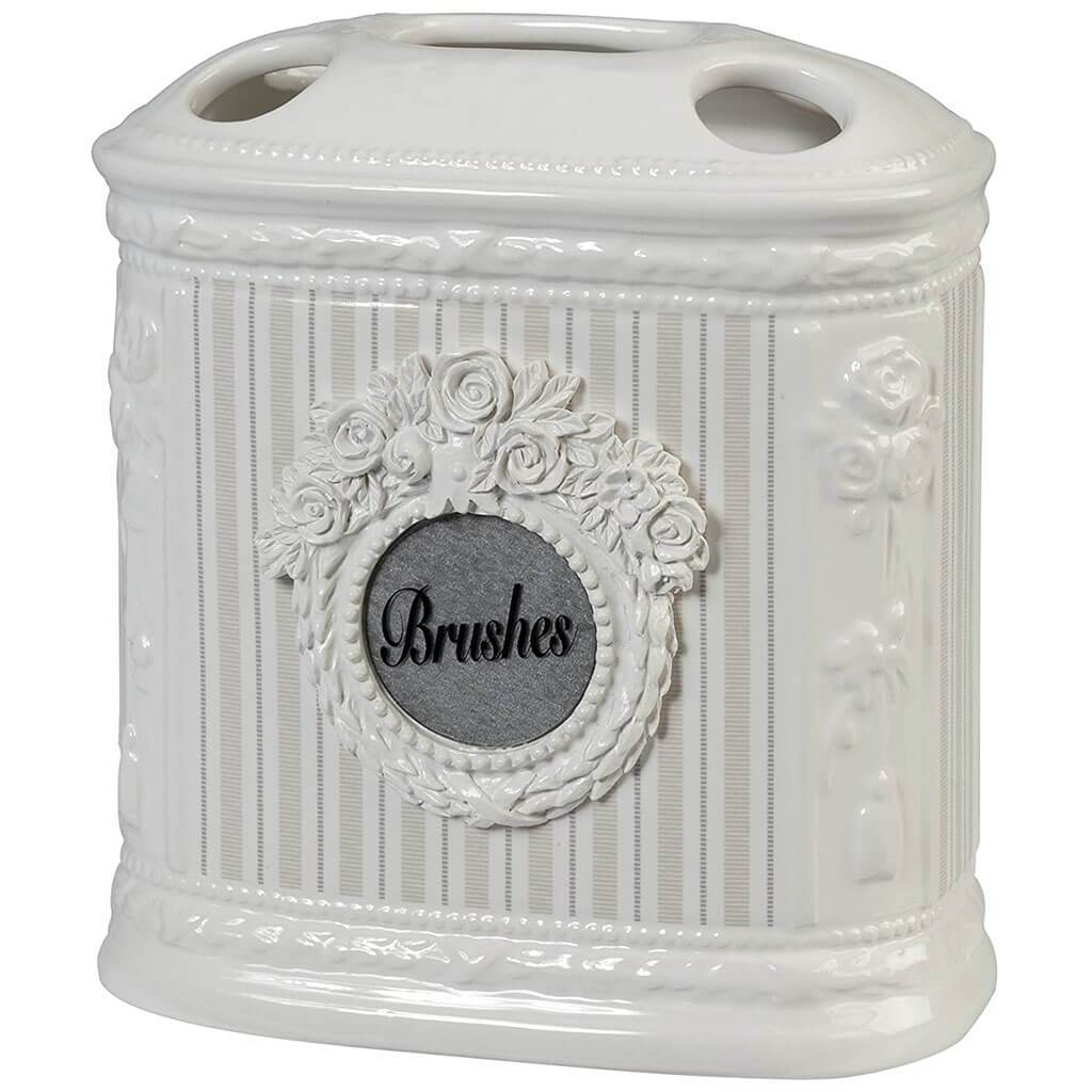 Can Can Toothbrush Holder Natural Ceramic