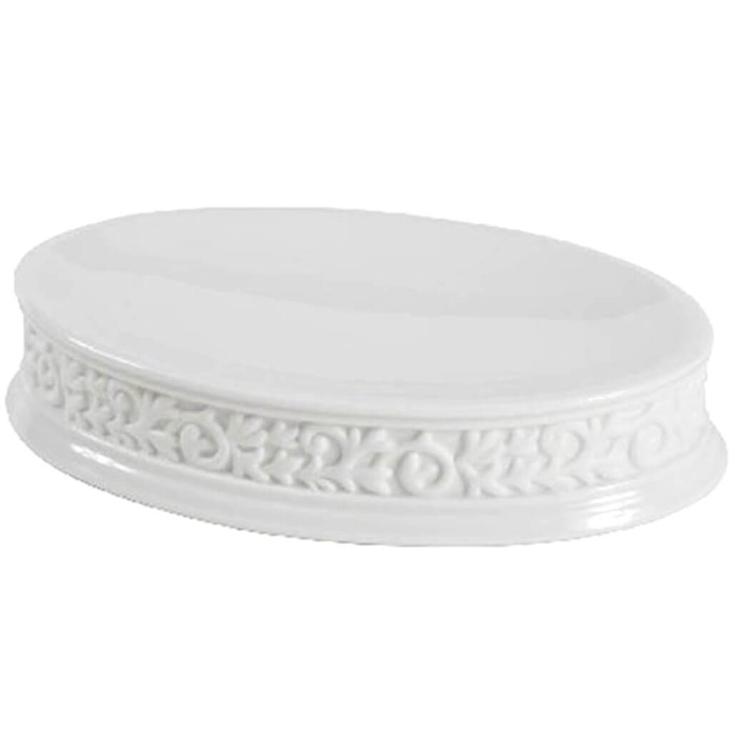 Cosmopolitan Ceramic Soap Dish White