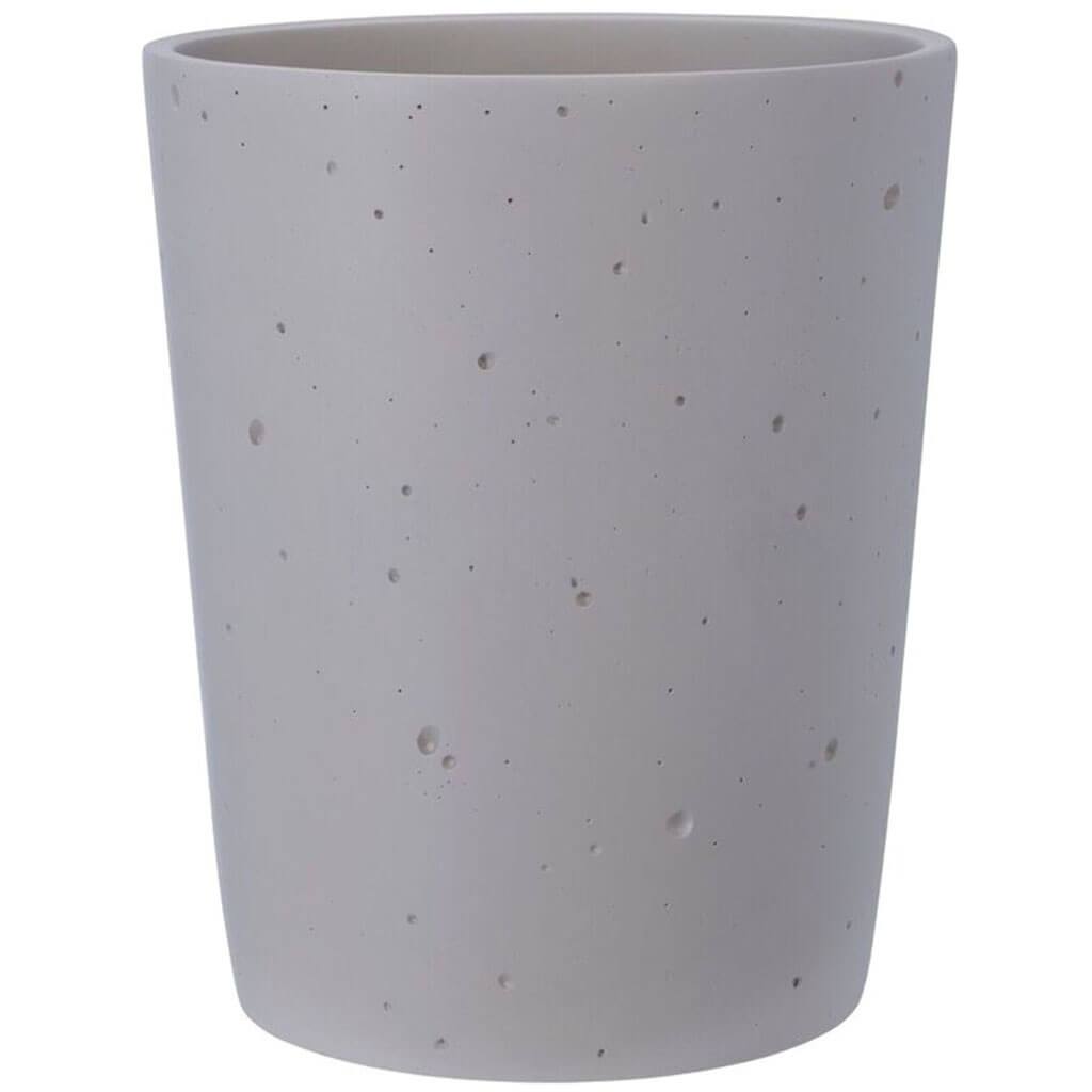Concrete Waste Basket Gray