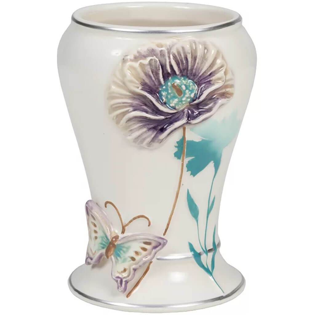 Garden Gate Ceramic Tumbler, Lilac