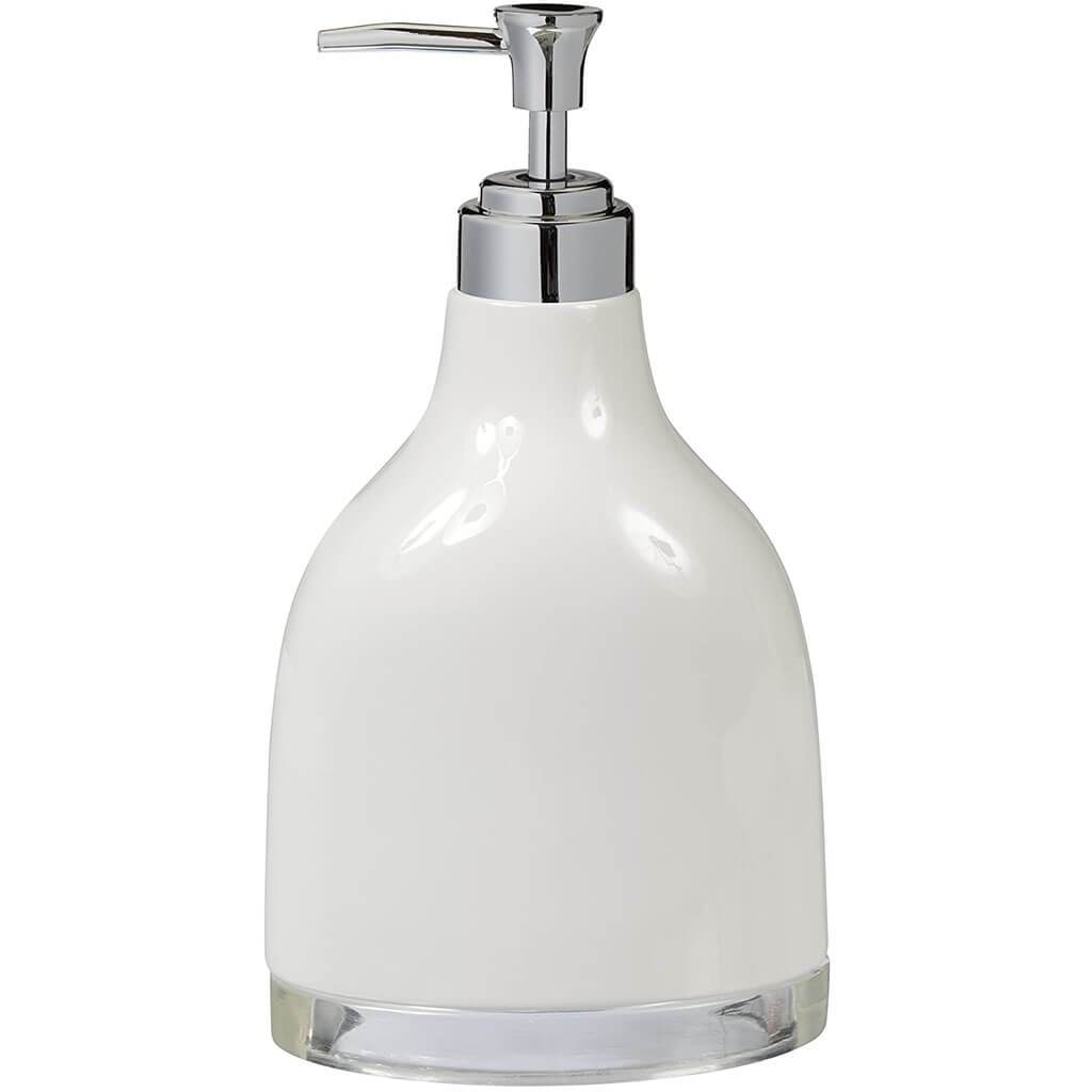 Gem Ceramic White Lotion Dispenser