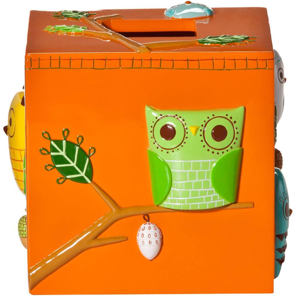 Give a Hoot Resin Tissue Holder