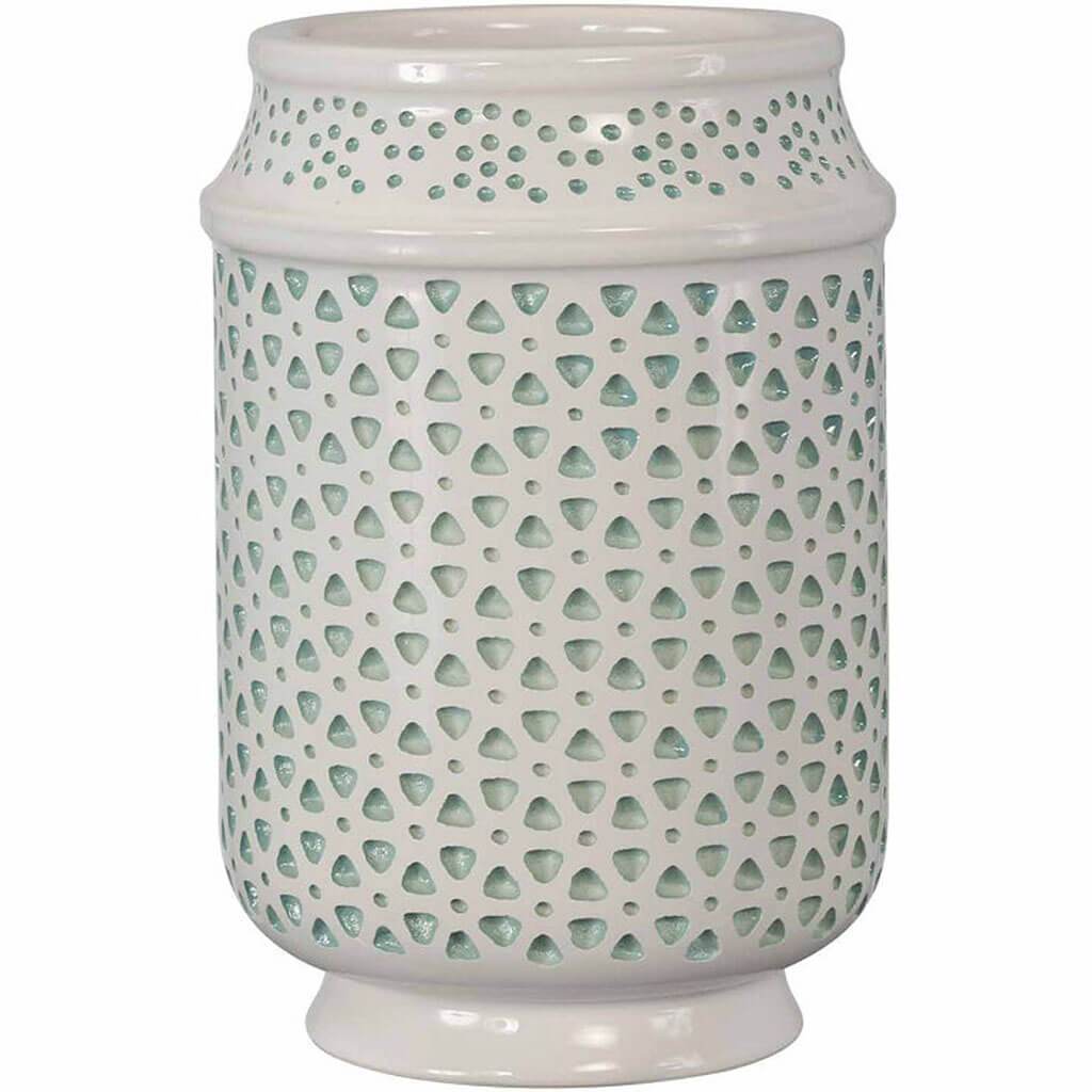 Nomad (Boho)Ceramic Tumbler Aqua