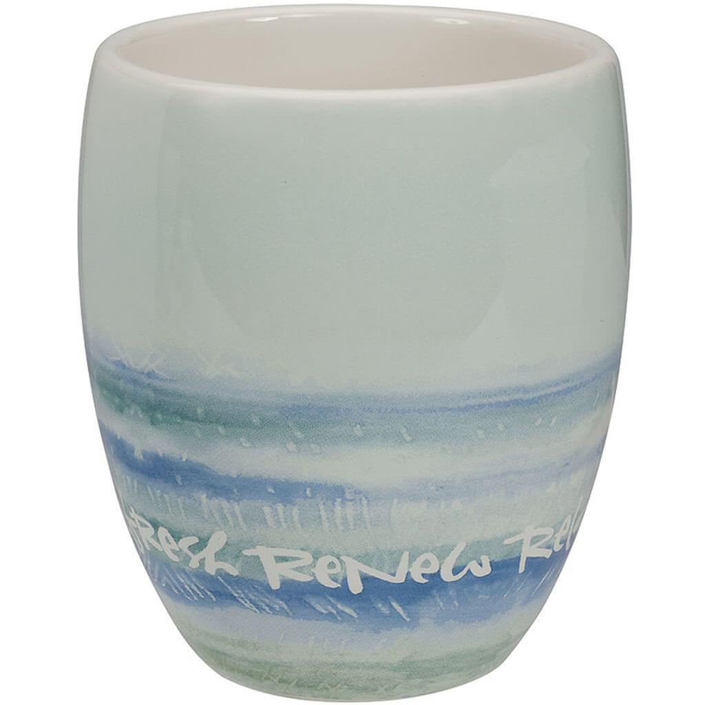 Splash Ceramic Tumbler Blue