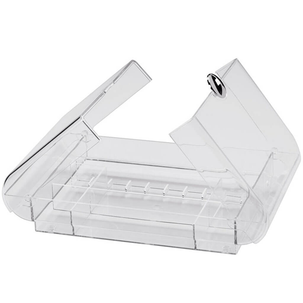 Twist-Top Bathroom Organizer Clear