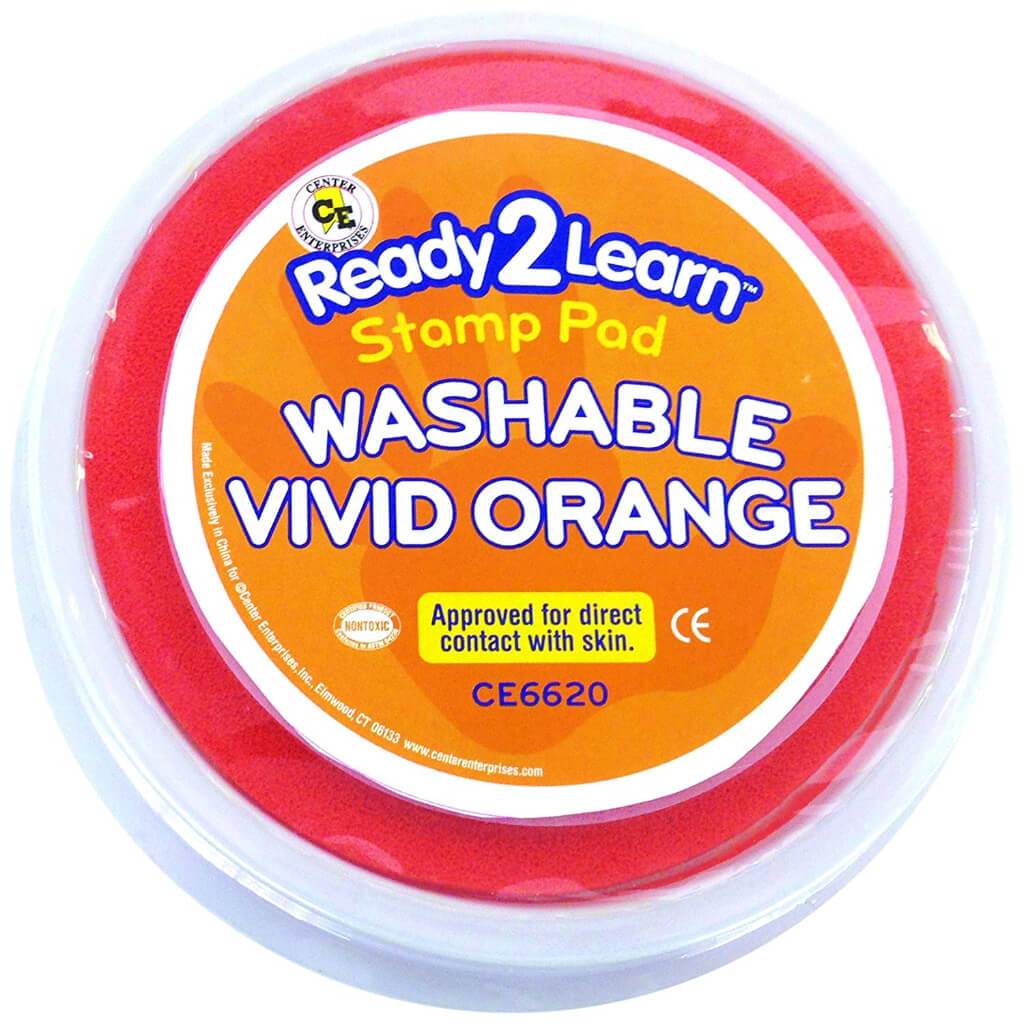 R2L Circular Washable Vivid Orange Pad 