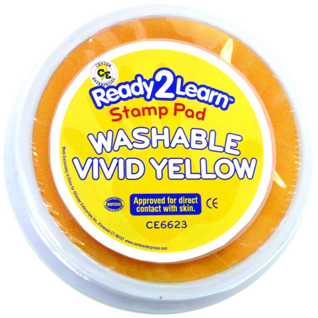 R2L Circular Washable Vivid Yellow Pad 