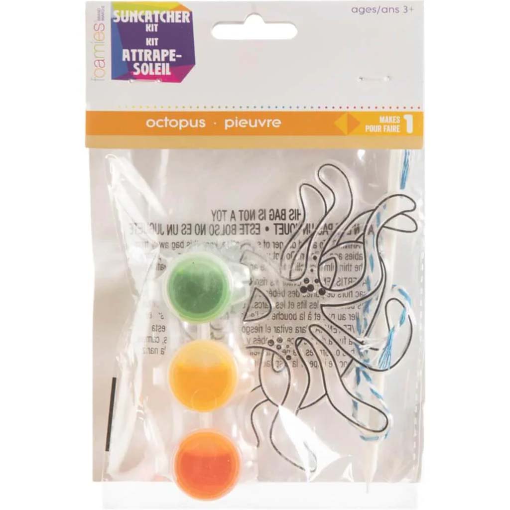 PLASTIC SUNCATCHER OCTOPUS 