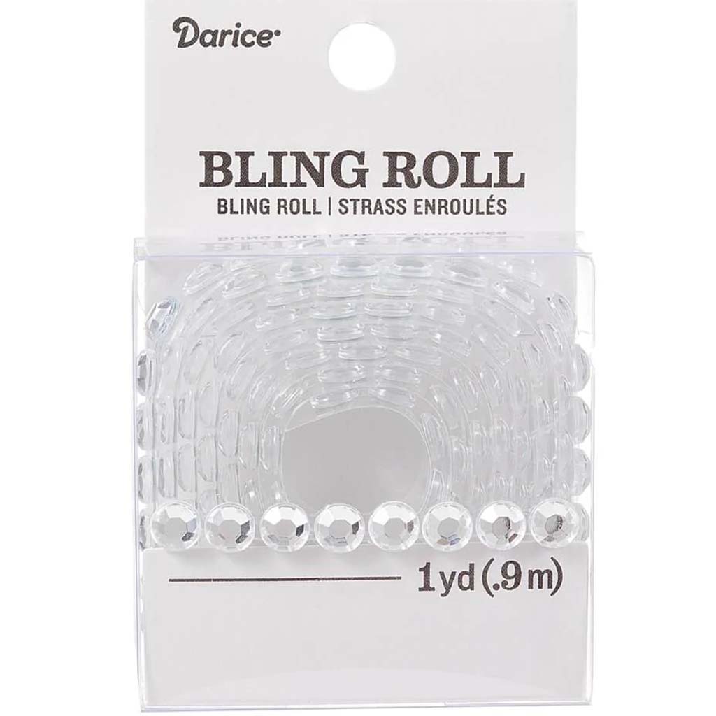 BLING STKR ROLL CLEAR 6.5MM 