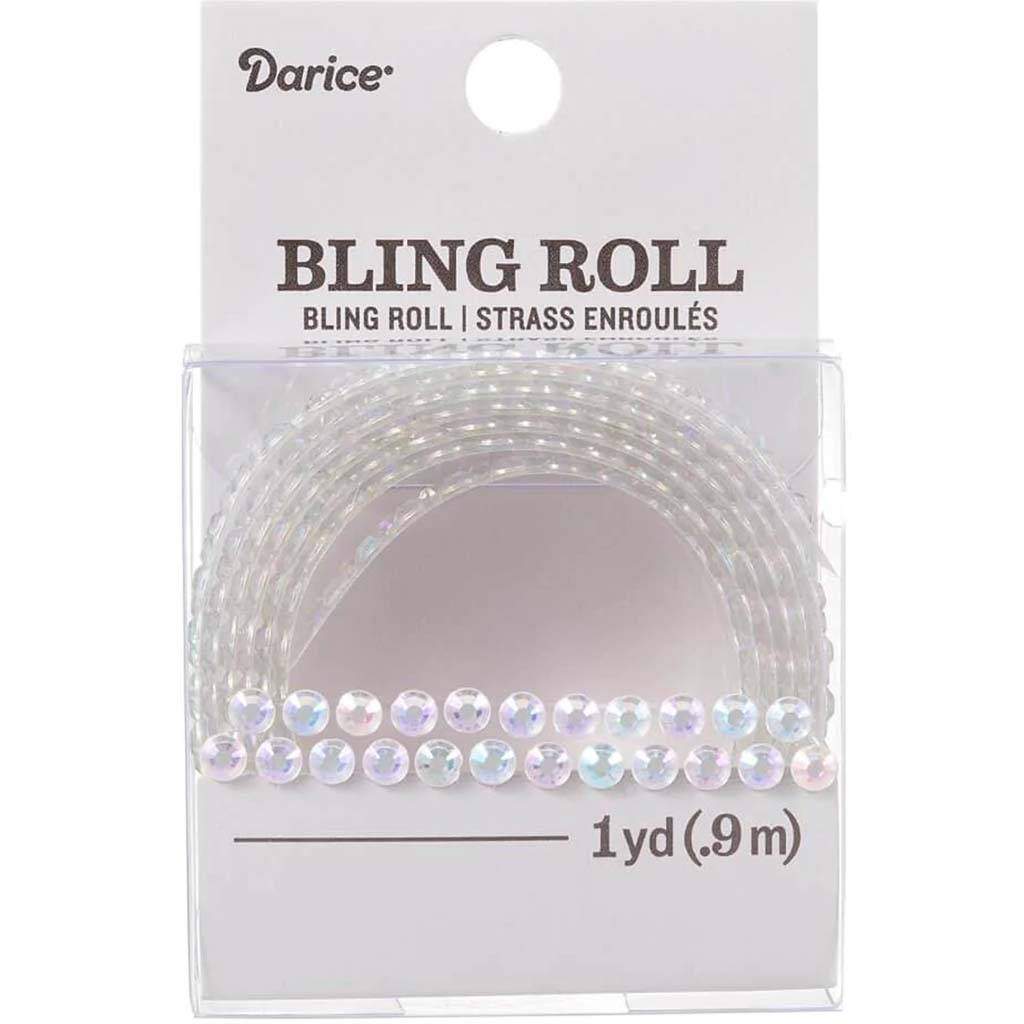 BLING STKR ROLL IRID 4MM 