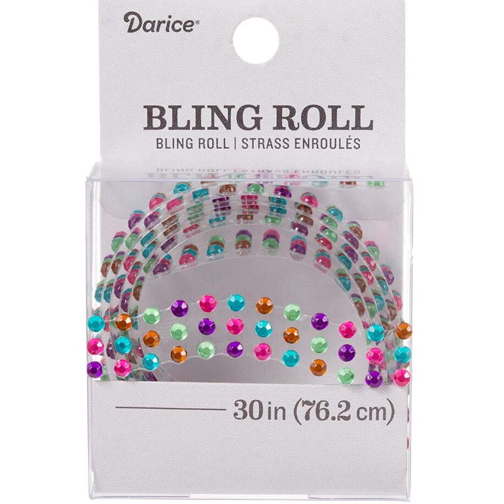 BLING STKR BLING ROLL RAINBOW 