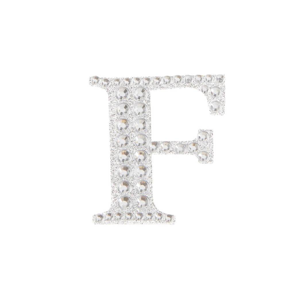 BLING STKR BLING MONOGRAM F 