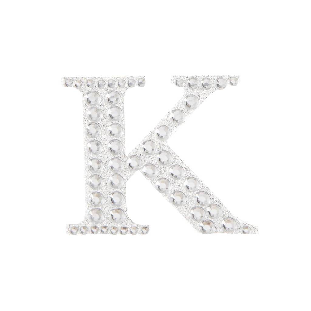 BLING STKR BLING MONOGRAM K 