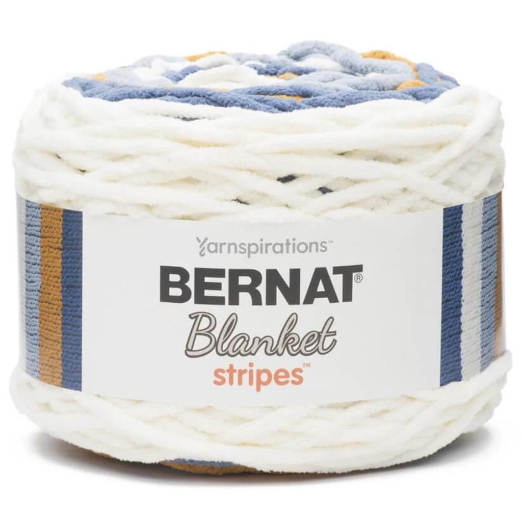 Bernat Blanket Stripes Yarn: Big Sky Country, 10.5 Ounces