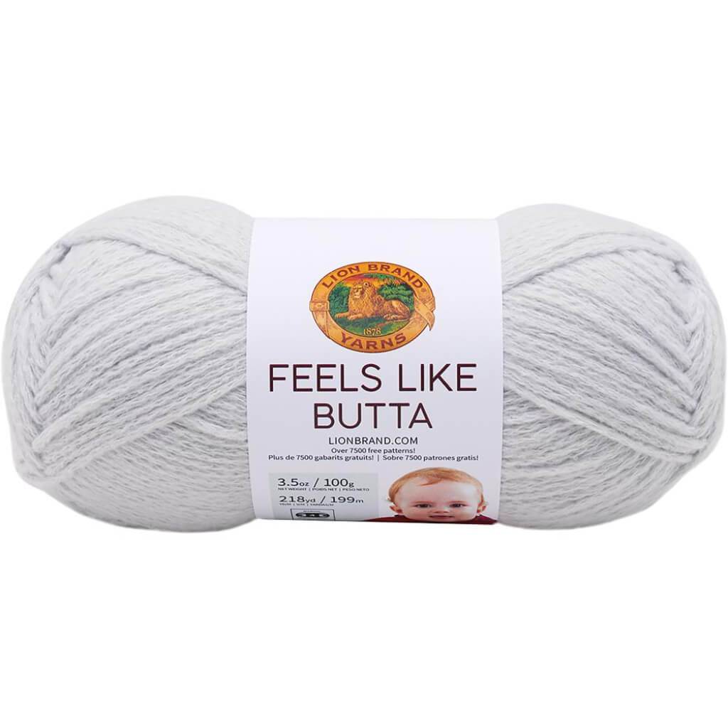 Lion Brand Feels Like Butta Yarn White