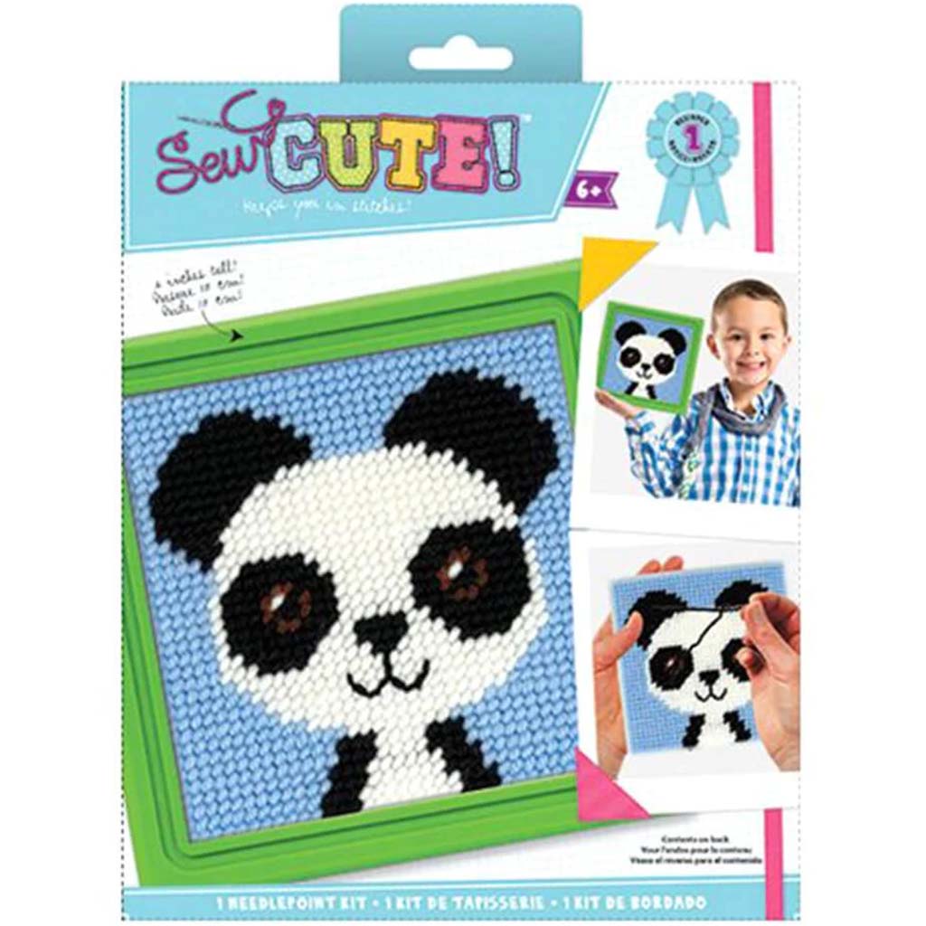 Sew Cute Needlepoint Paul Panda