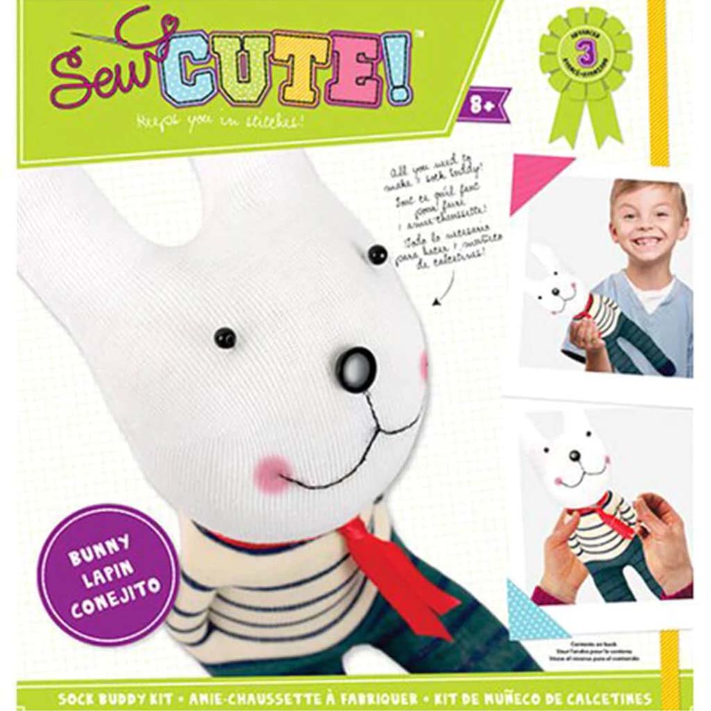 Sew Cute Sock Buddy Bunny