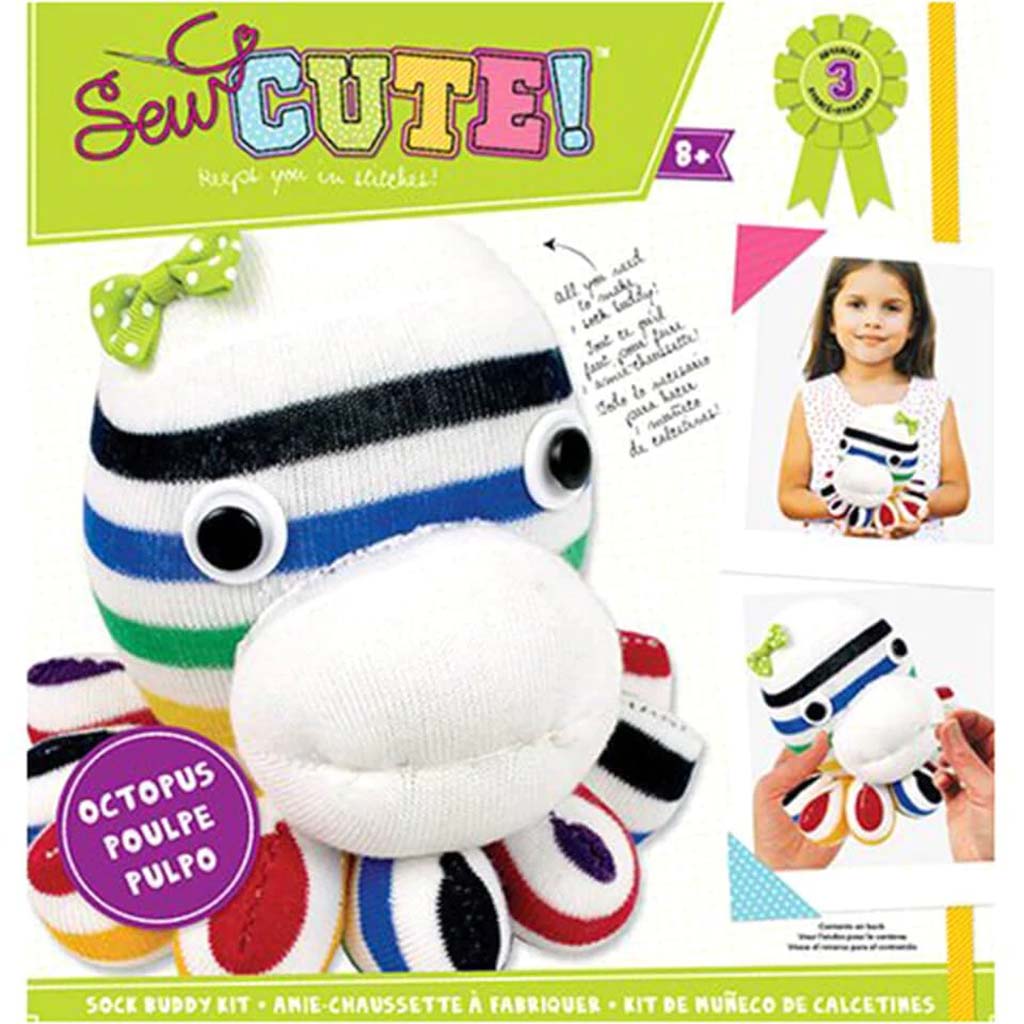 Sew Cute Sock Buddy Octopus