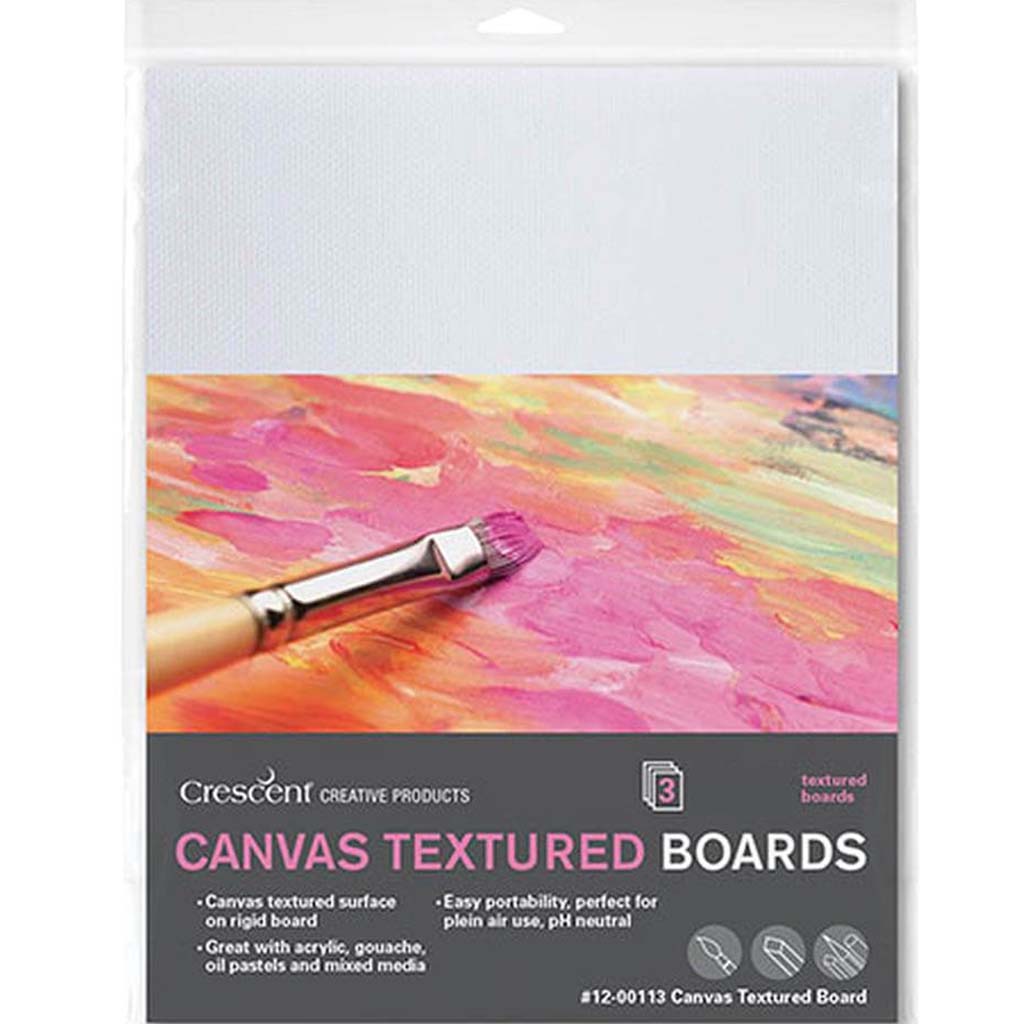 Canvas Board 11in x 14in White Set of 3
