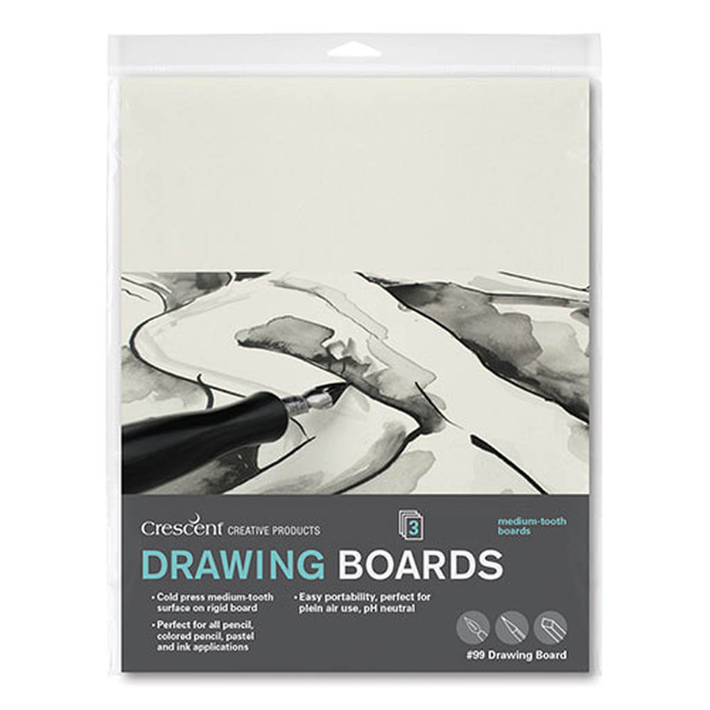 Crescent Drawing Board 3-Pack 8in x 10in