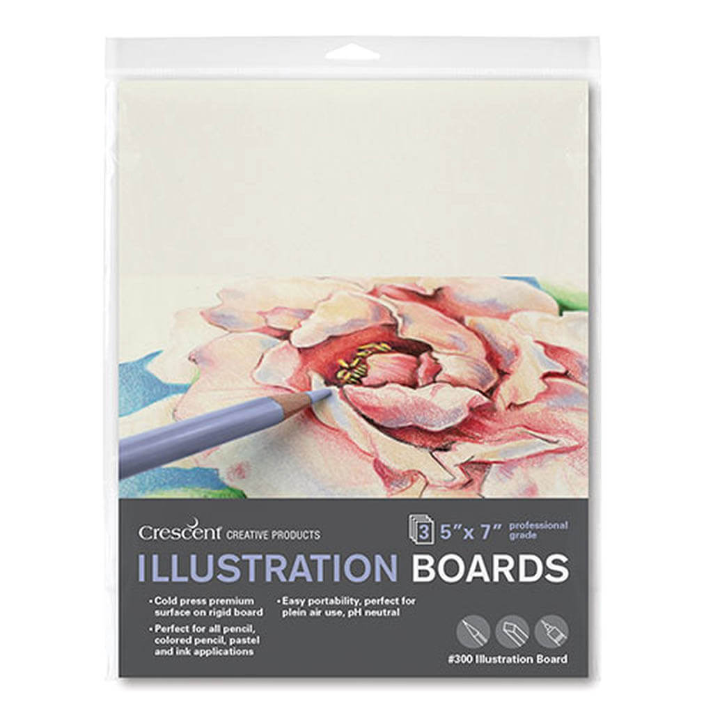 Crescent Illustration Board 3-Pack 5in x 7in