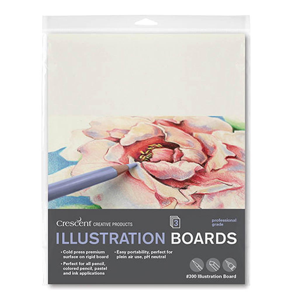 Crescent Illustration Board 3-Pack 8in x 10in
